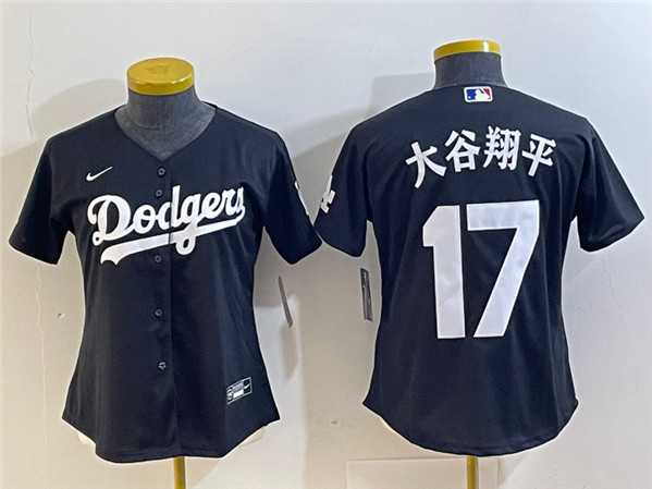 Youth Los Angeles Dodgers #17 Shohei Ohtani Black Stitched Baseball Jersey,We sell and wholesale Youth Los Angeles Dodgers #17 Shohei Ohtani Black Stitched Baseball Jersey on line form chian!